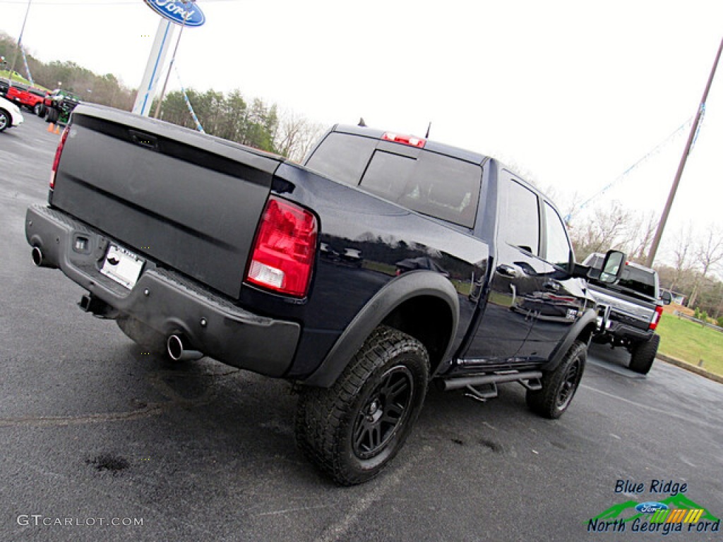 2017 1500 Big Horn Crew Cab 4x4 - True Blue Pearl / Black/Diesel Gray photo #30