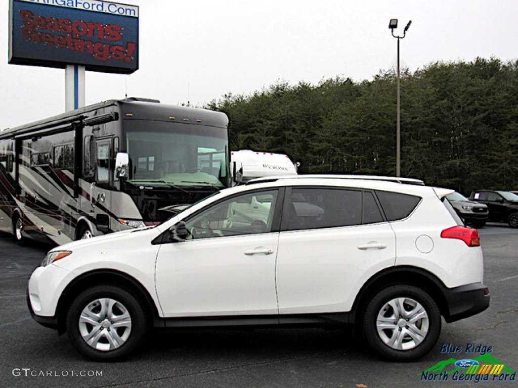Super White 2014 Toyota RAV4 LE Exterior Photo #143582565
