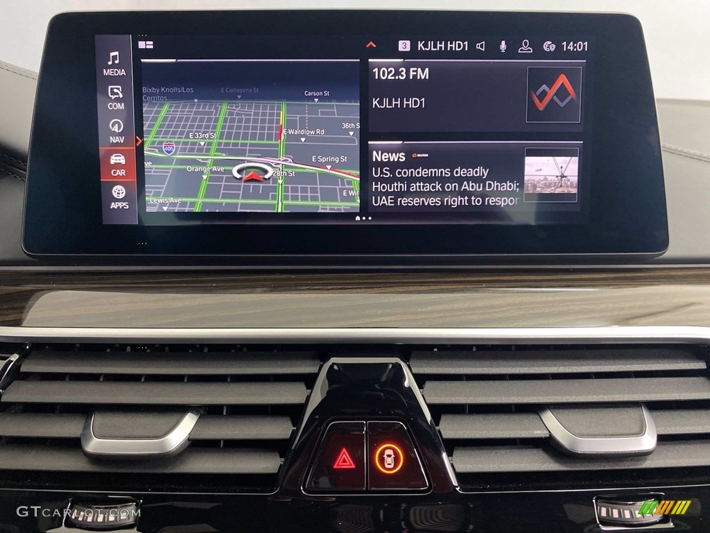 2020 BMW 5 Series M550i xDrive Sedan Navigation Photo #143584706