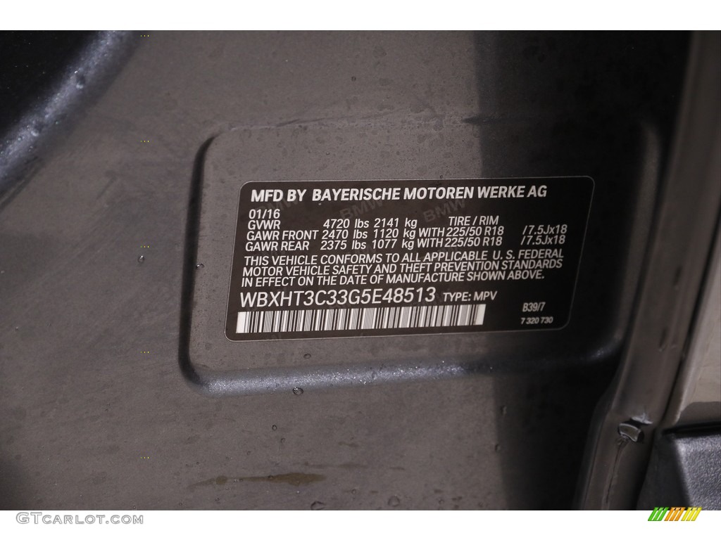 2016 X1 xDrive28i - Mineral Grey Metallic / Black photo #22
