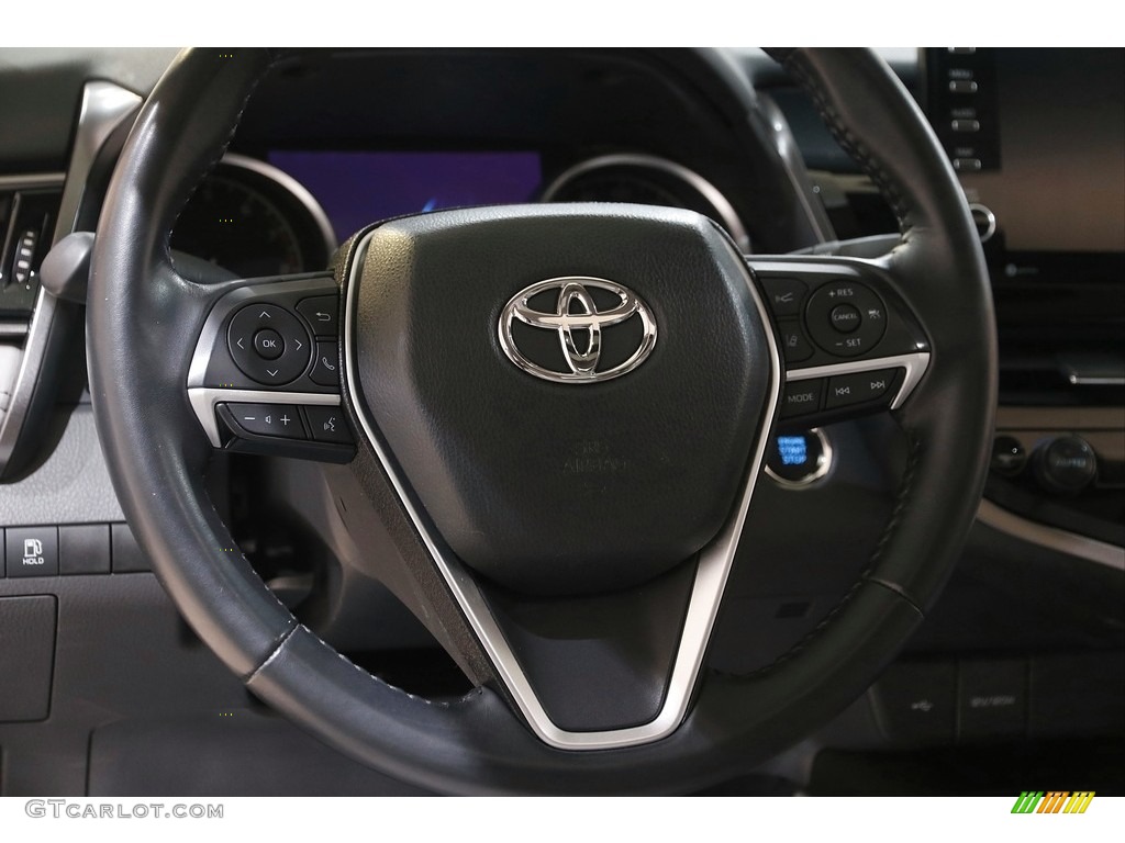 2021 Toyota Camry XLE Ash Steering Wheel Photo #143585114
