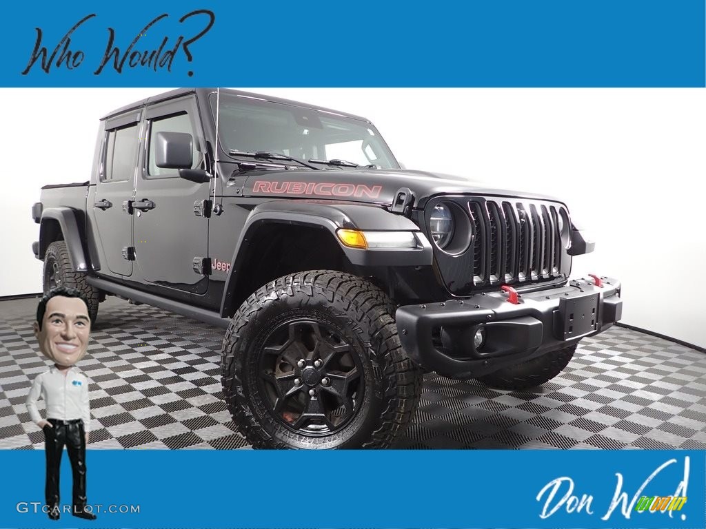 2020 Gladiator Rubicon 4x4 - Black / Black photo #1