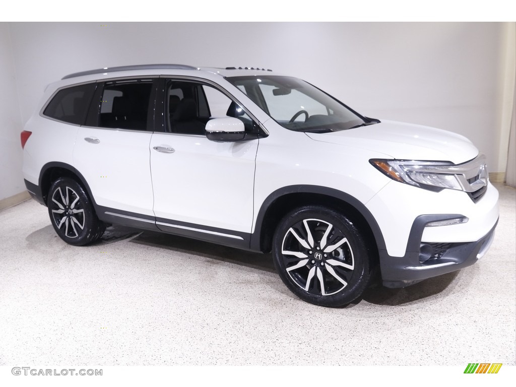 2021 Pilot Elite AWD - Platinum White Pearl / Black photo #1