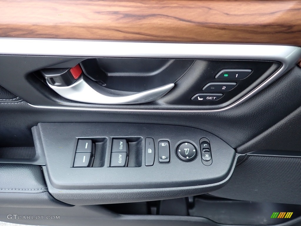 2017 CR-V Touring - Dark Olive Metallic / Black photo #13