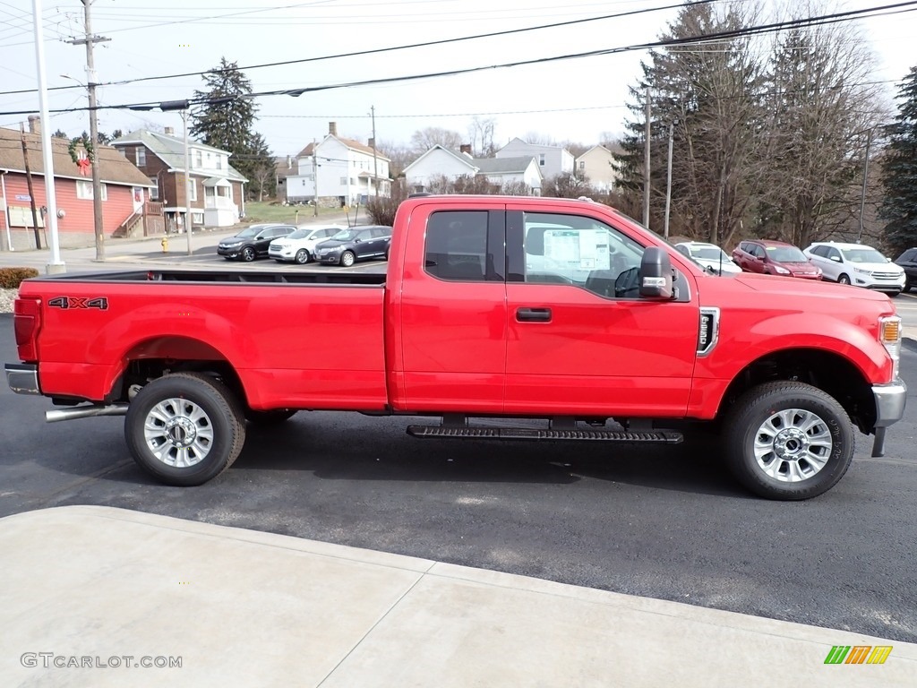 Race Red 2022 Ford F250 Super Duty XLT SuperCab 4x4 Exterior Photo #143586373