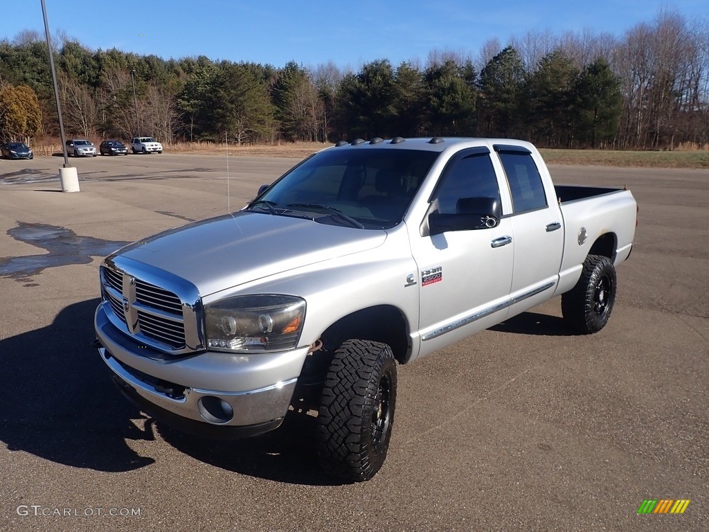 2009 Ram 2500 SLT Quad Cab 4x4 - Bright Silver Metallic / Medium Slate Gray photo #7