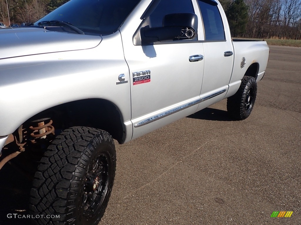 2009 Ram 2500 SLT Quad Cab 4x4 - Bright Silver Metallic / Medium Slate Gray photo #8