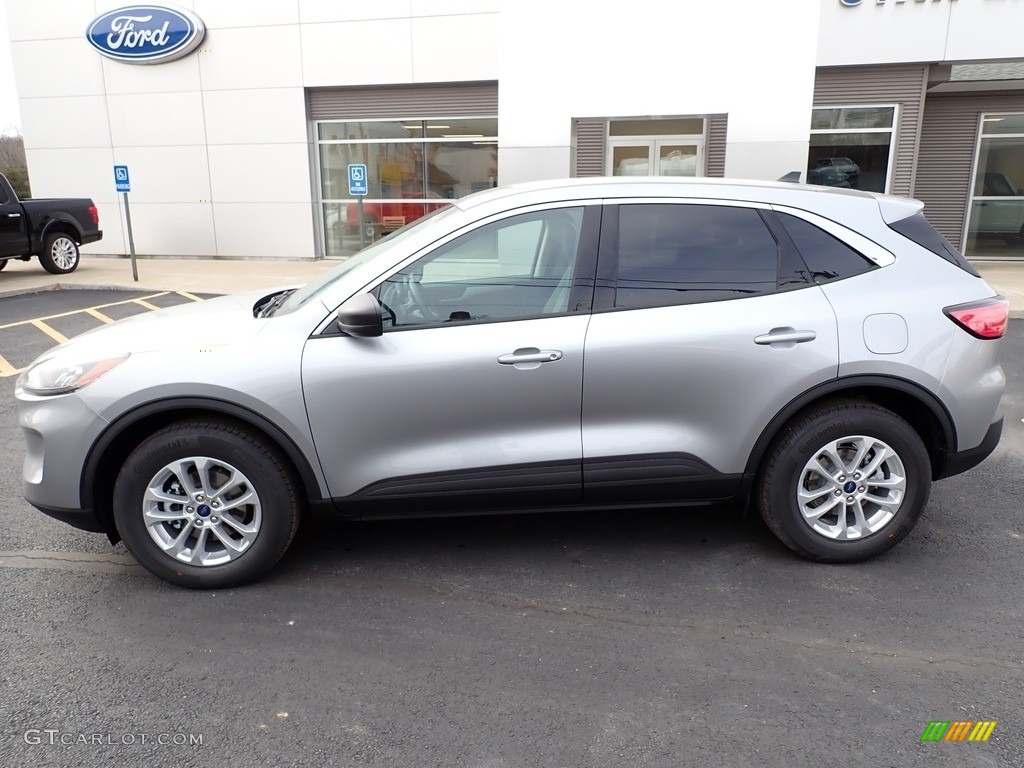 Iconic Silver 2022 Ford Escape SE 4WD Exterior Photo #143586775