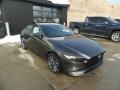 2022 Machine Gray Metallic Mazda Mazda3 Select Hatchback  photo #1