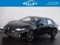 2020 Crystal Black Pearl Honda Civic Sport Hatchback  photo #1