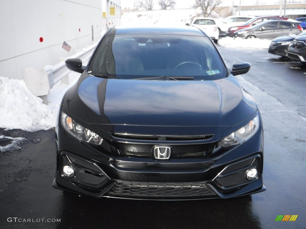 2020 Civic Sport Hatchback - Crystal Black Pearl / Black photo #4