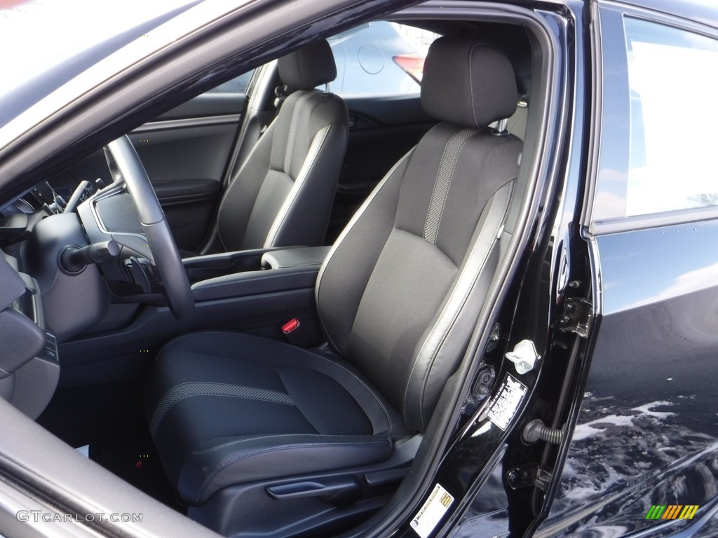 2020 Civic Sport Hatchback - Crystal Black Pearl / Black photo #11