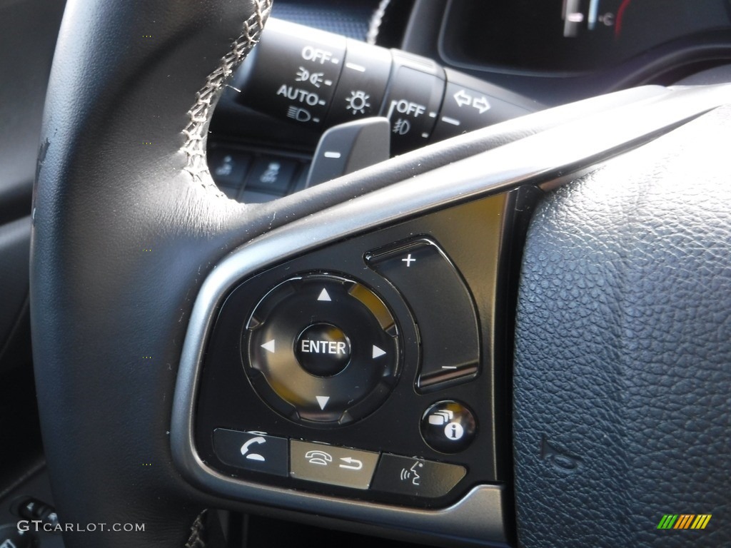 2020 Civic Sport Hatchback - Crystal Black Pearl / Black photo #16