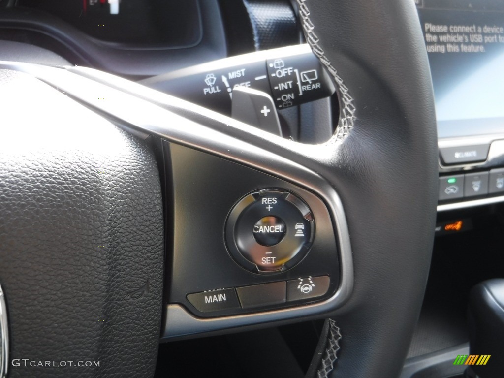 2020 Civic Sport Hatchback - Crystal Black Pearl / Black photo #17