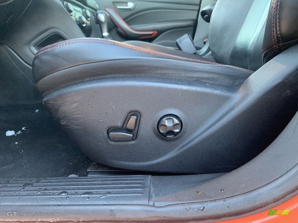 2015 Dart GT - Vitamin C / Black/Ruby Red Accent Stitching photo #9