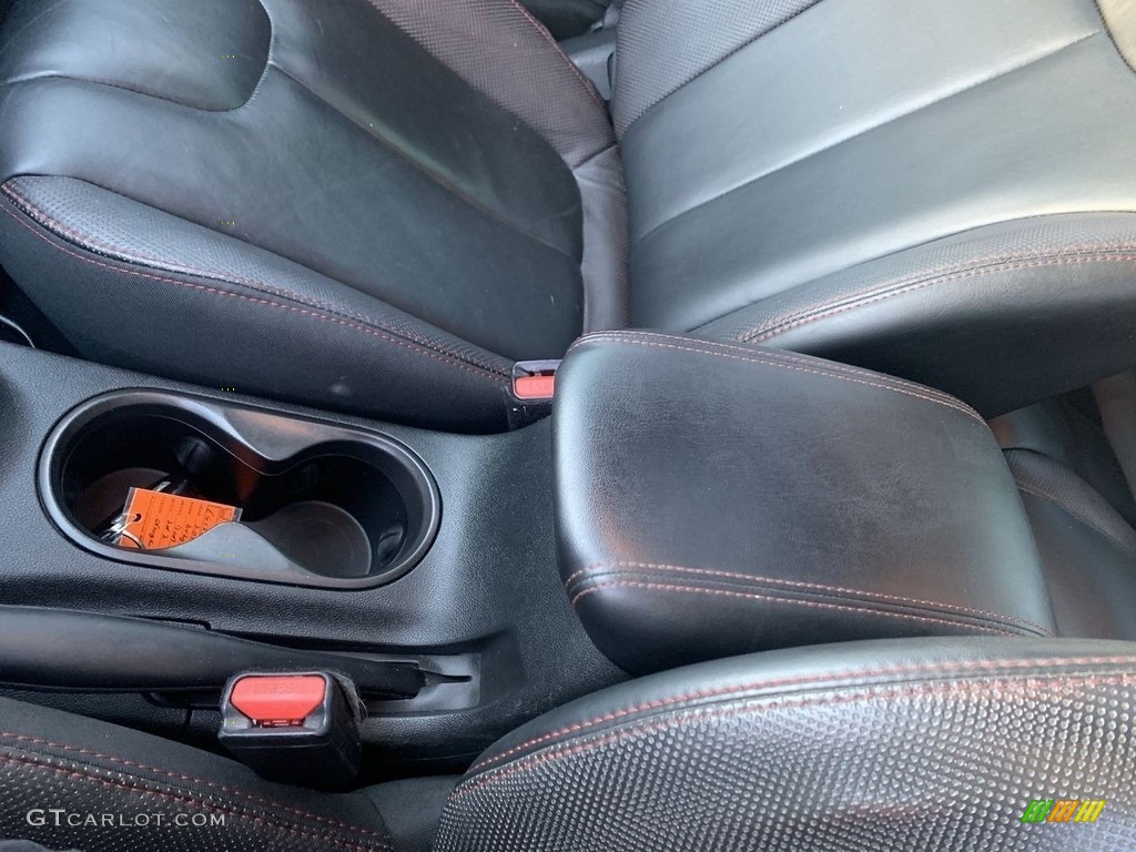 2015 Dart GT - Vitamin C / Black/Ruby Red Accent Stitching photo #17