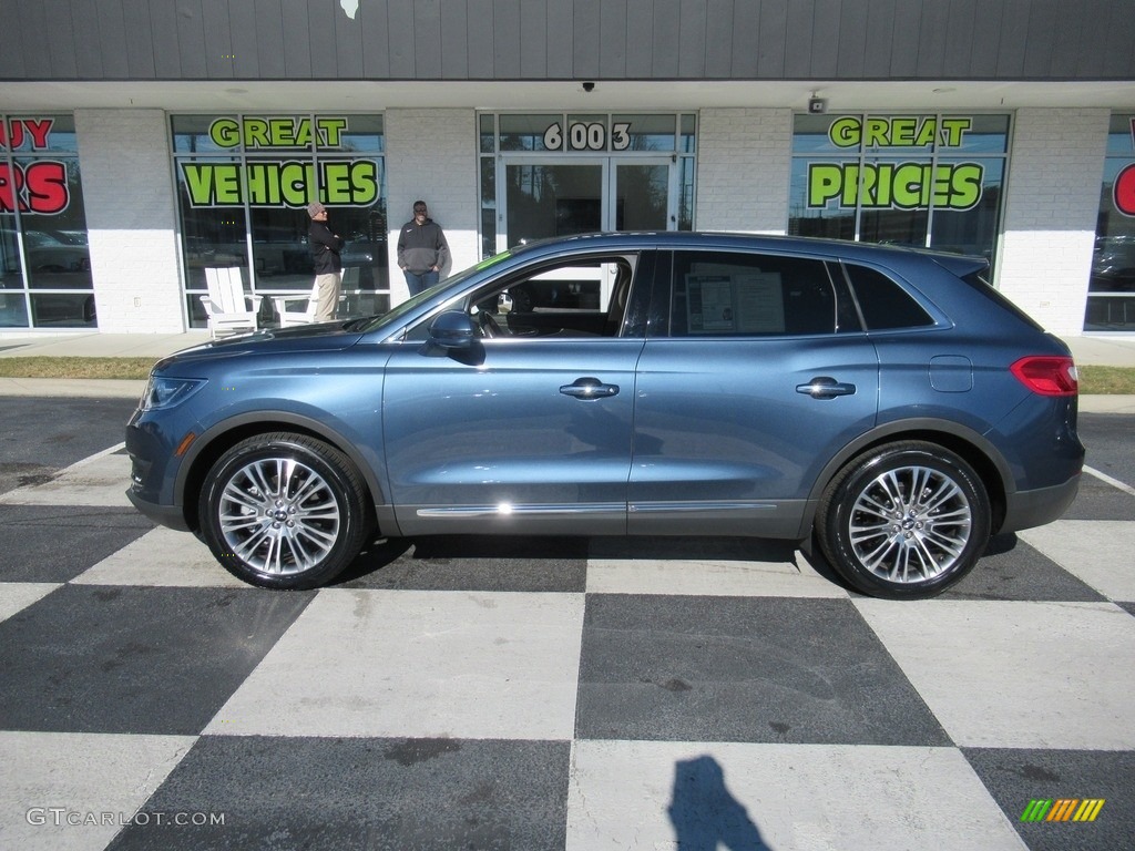 2018 MKX Reserve - Blue Diamond Metallic / Cappuccino photo #1