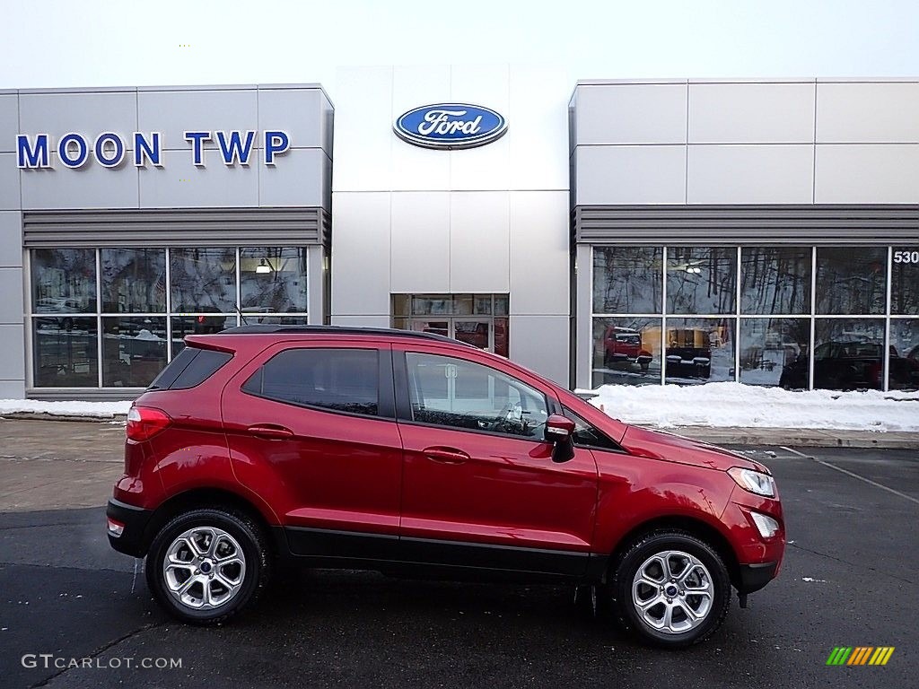 2019 EcoSport SE 4WD - Ruby Red Metallic / Ebony Black photo #1