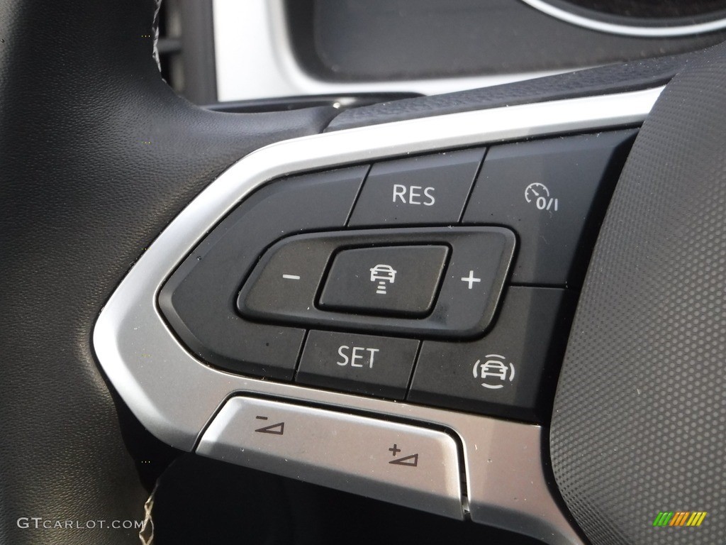 2021 Volkswagen Atlas SE 4Motion Titan Black Steering Wheel Photo #143589295