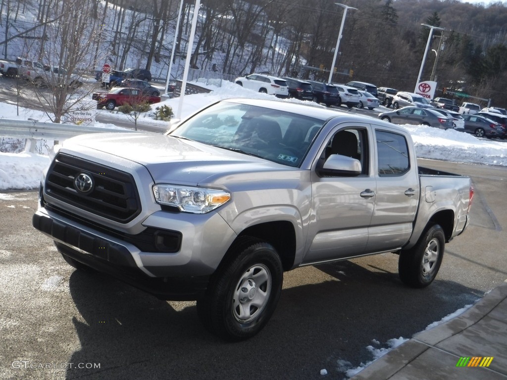 2020 Tacoma SR Double Cab 4x4 - Silver Sky Metallic / Cement photo #13