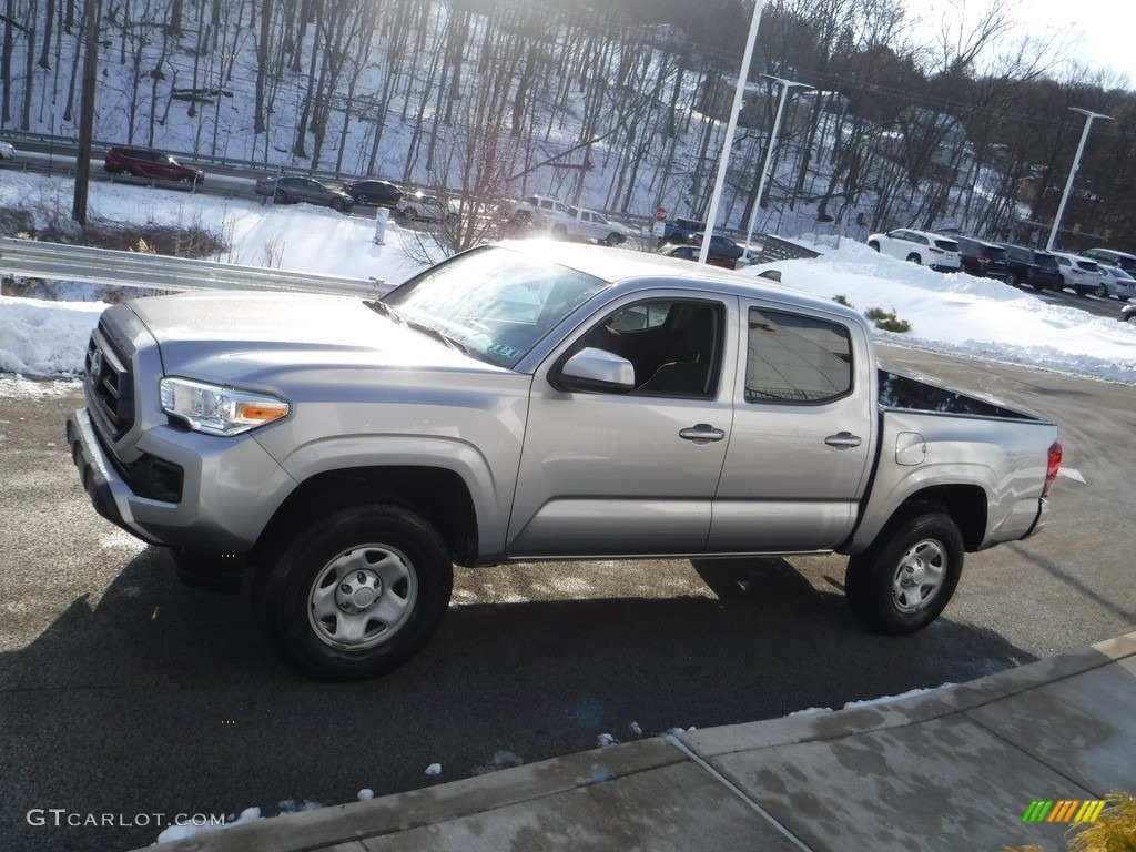 2020 Tacoma SR Double Cab 4x4 - Silver Sky Metallic / Cement photo #14