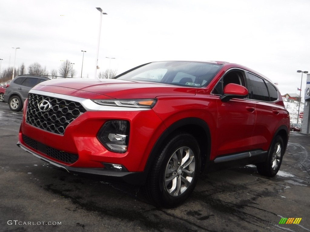 2020 Santa Fe SEL AWD - Calypso Red / Black photo #5