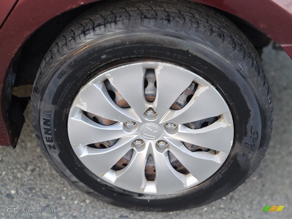 2008 Accord LX Sedan - Basque Red Pearl / Ivory photo #31