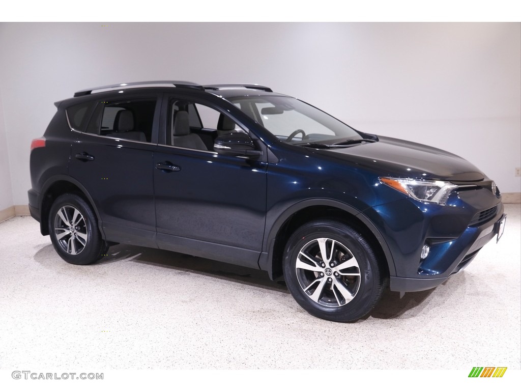 2018 RAV4 XLE - Galactic Aqua Mica / Ash photo #1