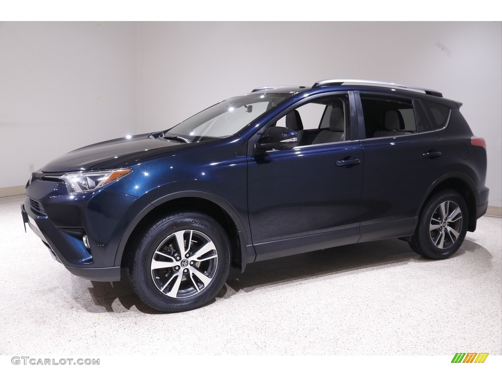 2018 RAV4 XLE - Galactic Aqua Mica / Ash photo #3