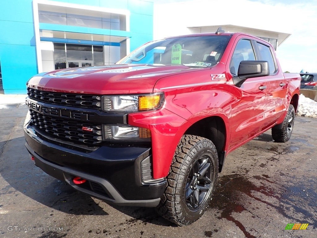 2019 Silverado 1500 Custom Z71 Trail Boss Crew Cab 4WD - Cajun Red Tintcoat / Jet Black photo #2