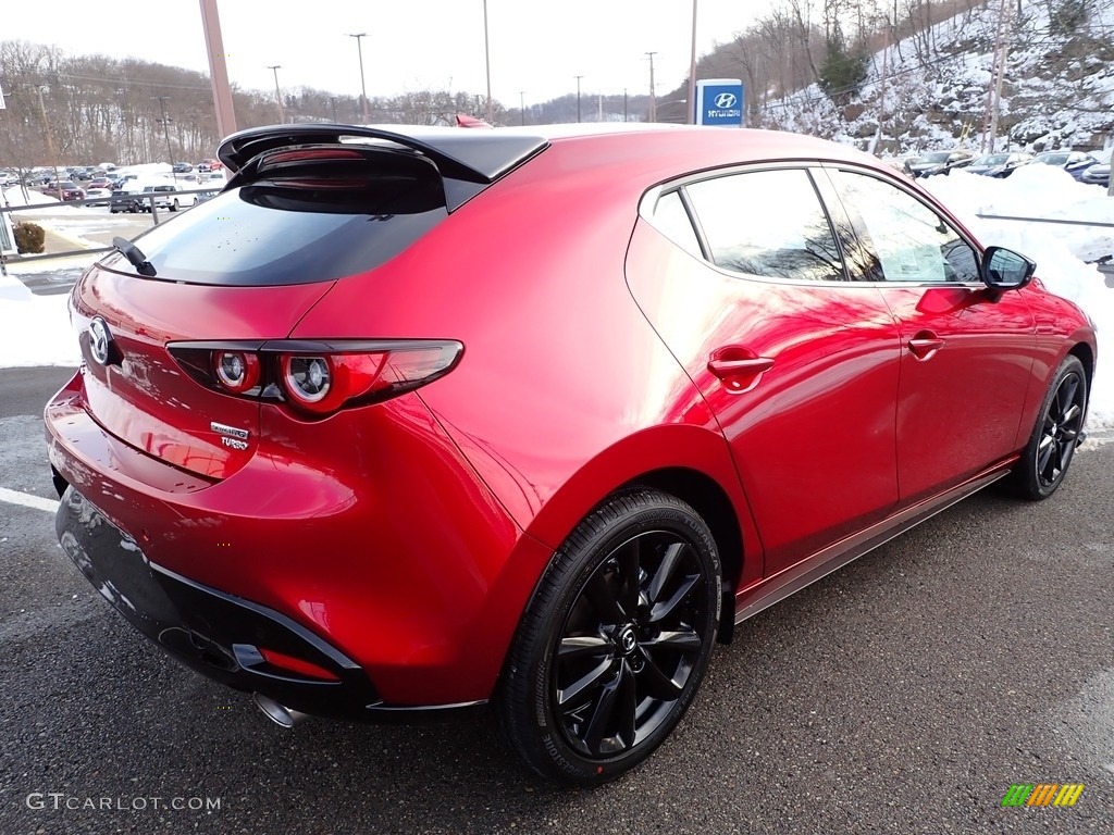 Soul Red Crystal Metallic 2022 Mazda Mazda3 2.5 Turbo Hatchback AWD Exterior Photo #143593480