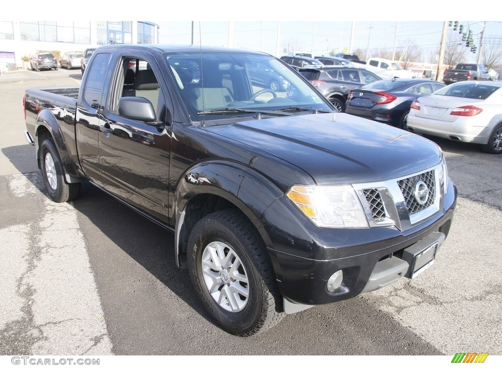 Midnight Black 2019 Nissan Frontier SV King Cab 4x4 Exterior Photo #143593618