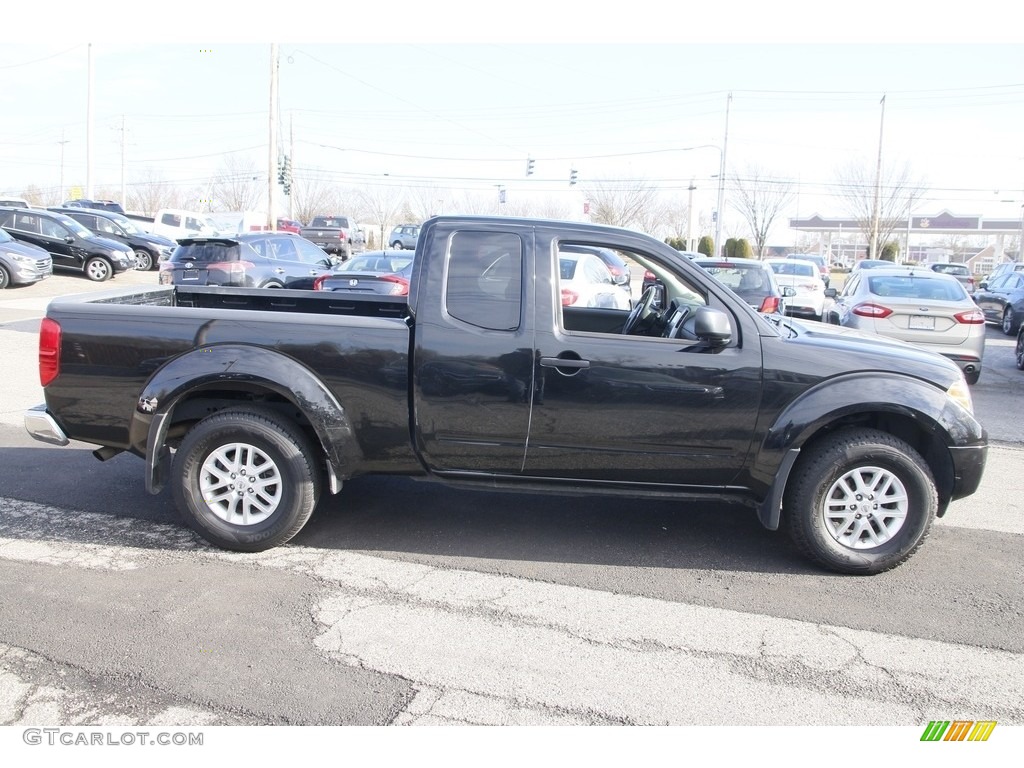 Midnight Black 2019 Nissan Frontier SV King Cab 4x4 Exterior Photo #143593642