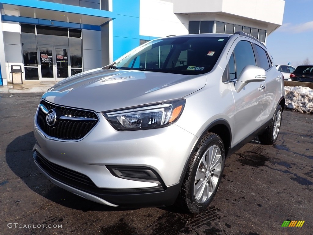 Quicksilver Metallic 2018 Buick Encore Preferred AWD Exterior Photo #143594390