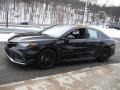 Midnight Black Metallic 2021 Toyota Camry XSE Hybrid Exterior