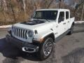 2021 Bright White Jeep Gladiator Overland 4x4  photo #2