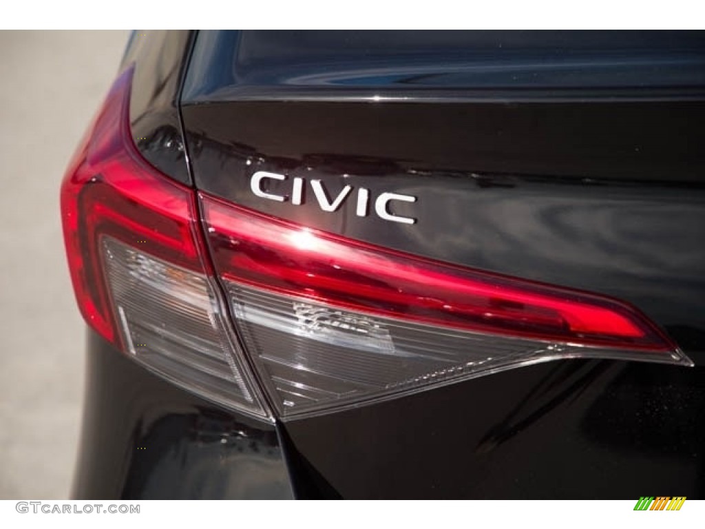 2022 Civic EX Sedan - Crystal Black Pearl / Black photo #6