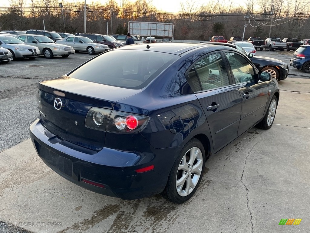 2008 MAZDA3 i Sport Sedan - Icy Blue Metallic / Beige photo #8