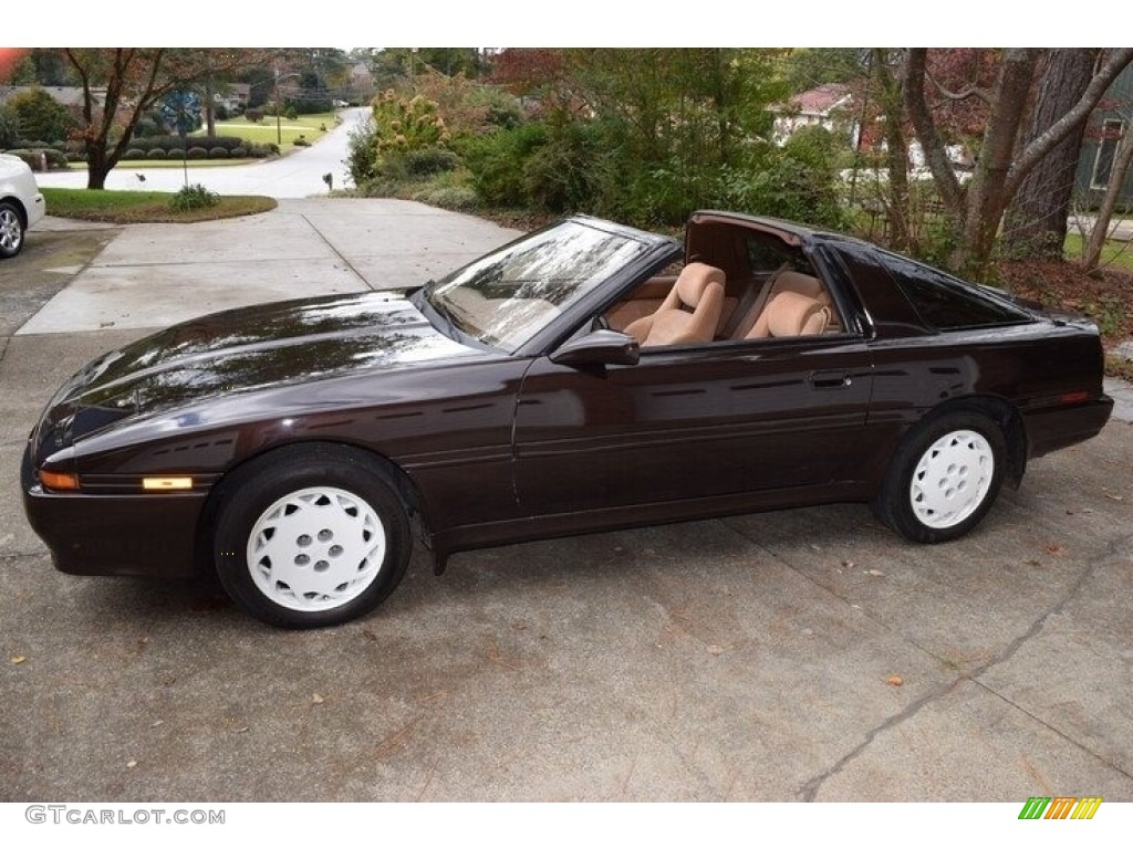 Mahogany Pearl 1989 Toyota Supra Targa Exterior Photo #143596165
