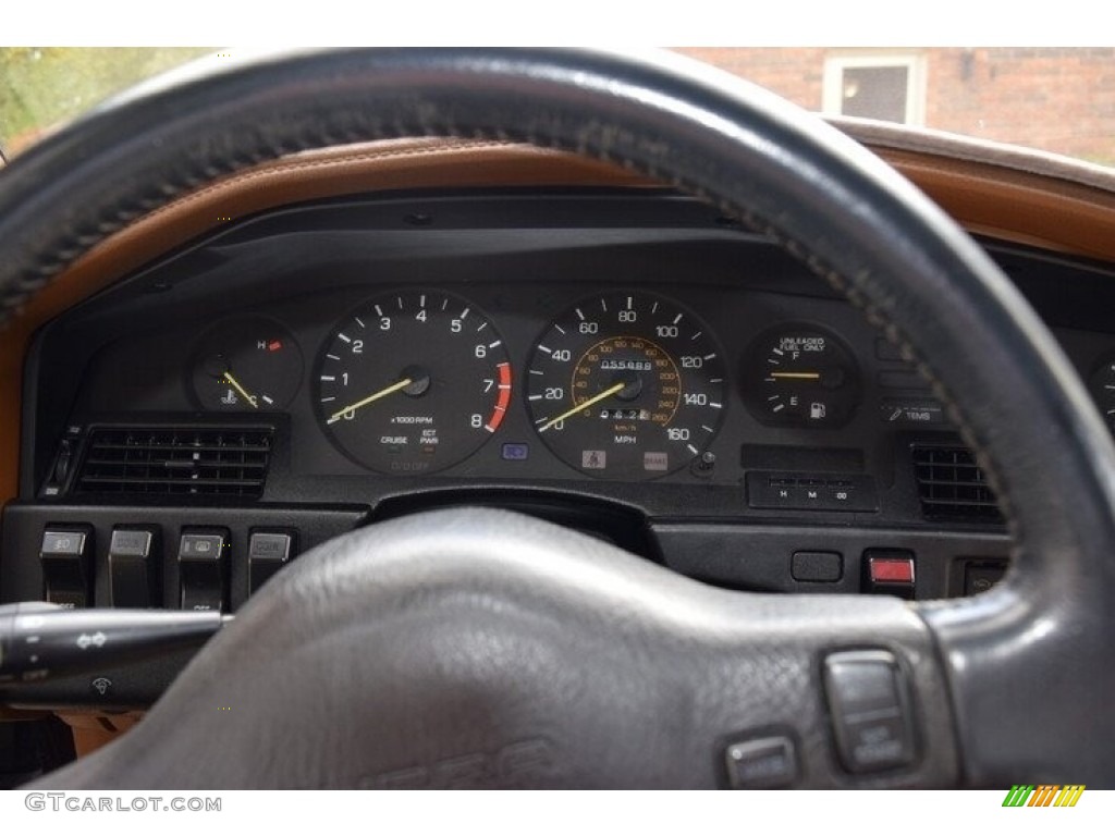 1989 Toyota Supra Targa Beige Steering Wheel Photo #143596195