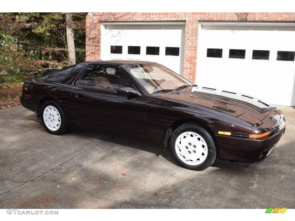 Mahogany Pearl 1989 Toyota Supra Targa Exterior Photo #143596270