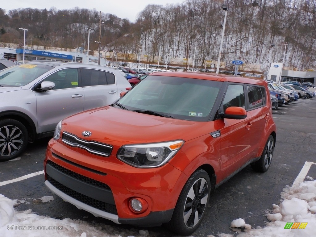 Wild Orange 2019 Kia Soul + Exterior Photo #143596877