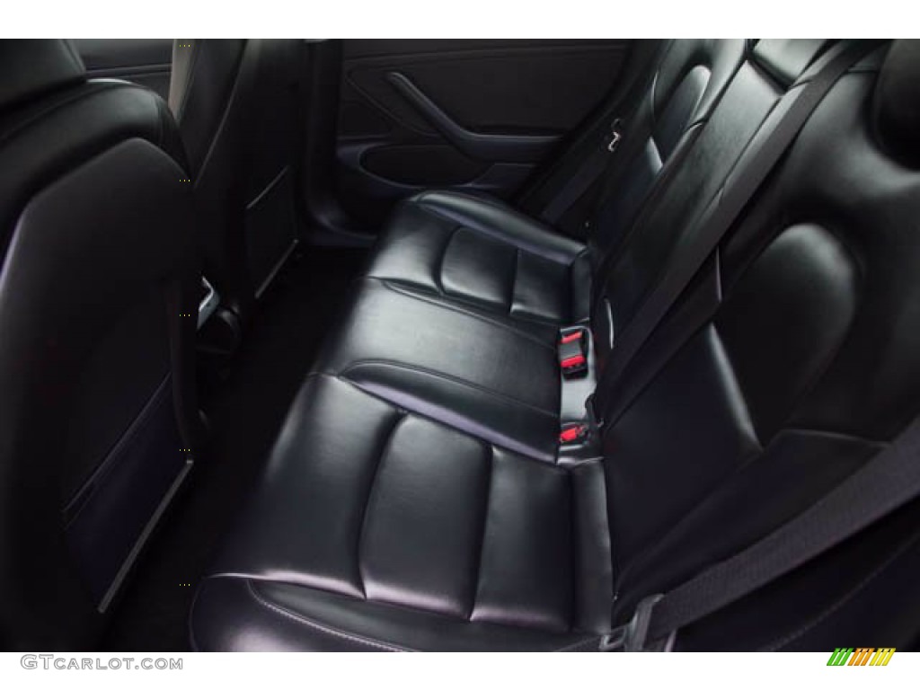 2018 Model 3 Mid Range - Midnight Silver Metallic / Black photo #4