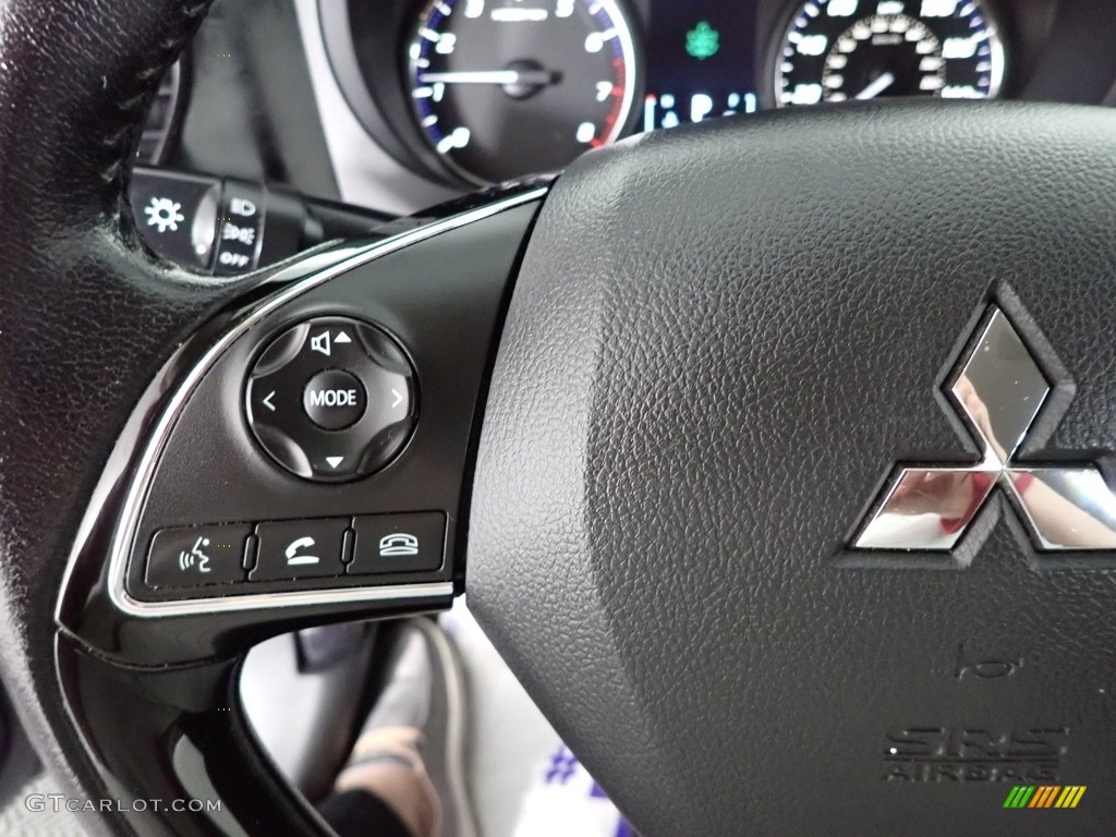 2016 Mitsubishi Outlander SE S-AWC Black Steering Wheel Photo #143597732