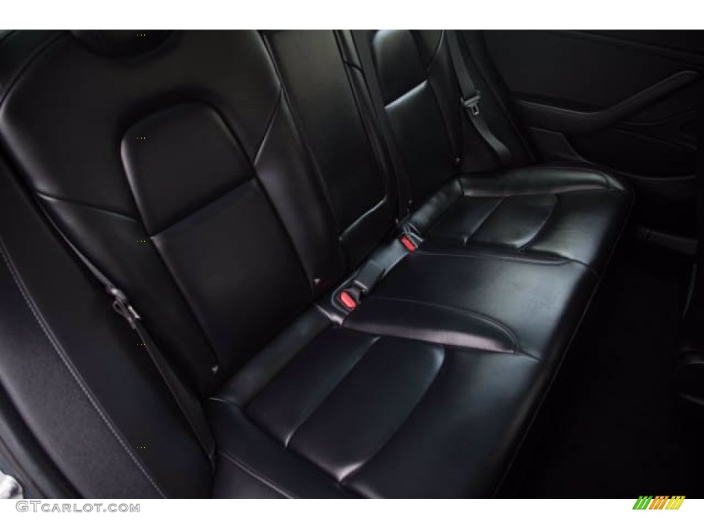 2018 Model 3 Mid Range - Midnight Silver Metallic / Black photo #22