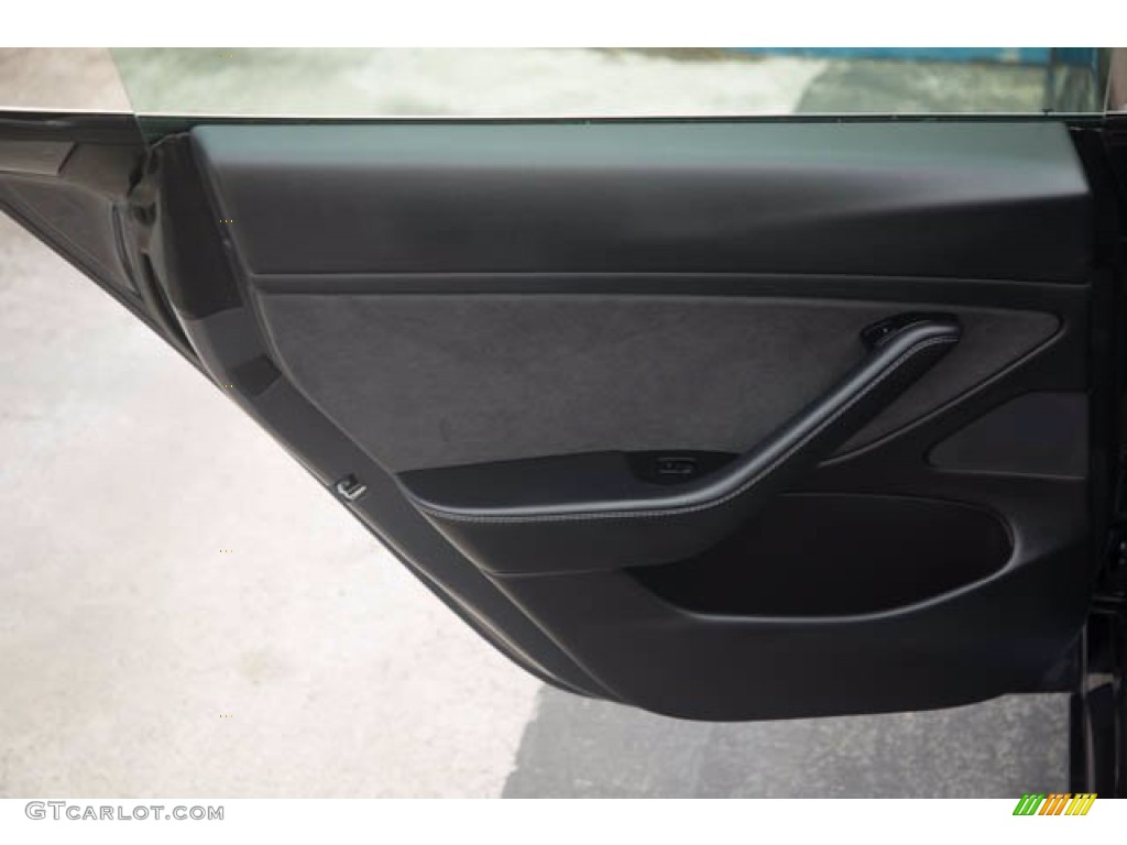 2018 Model 3 Mid Range - Midnight Silver Metallic / Black photo #30