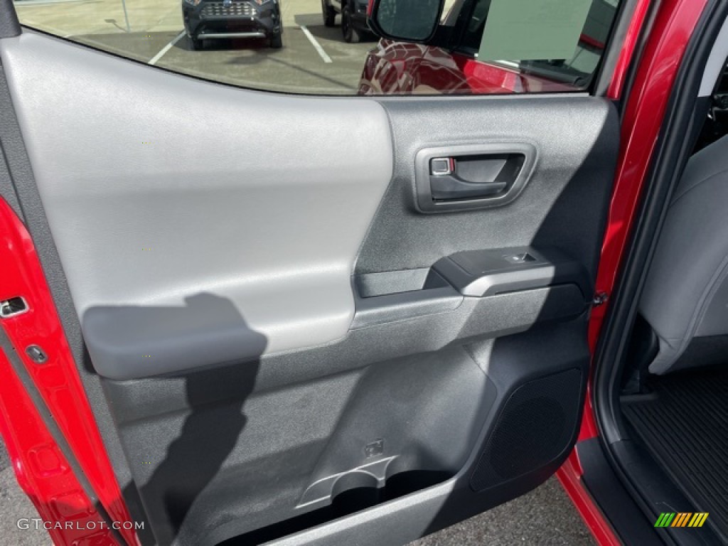 2022 Toyota Tacoma SR Double Cab 4x4 Cement Gray Door Panel Photo #143598185