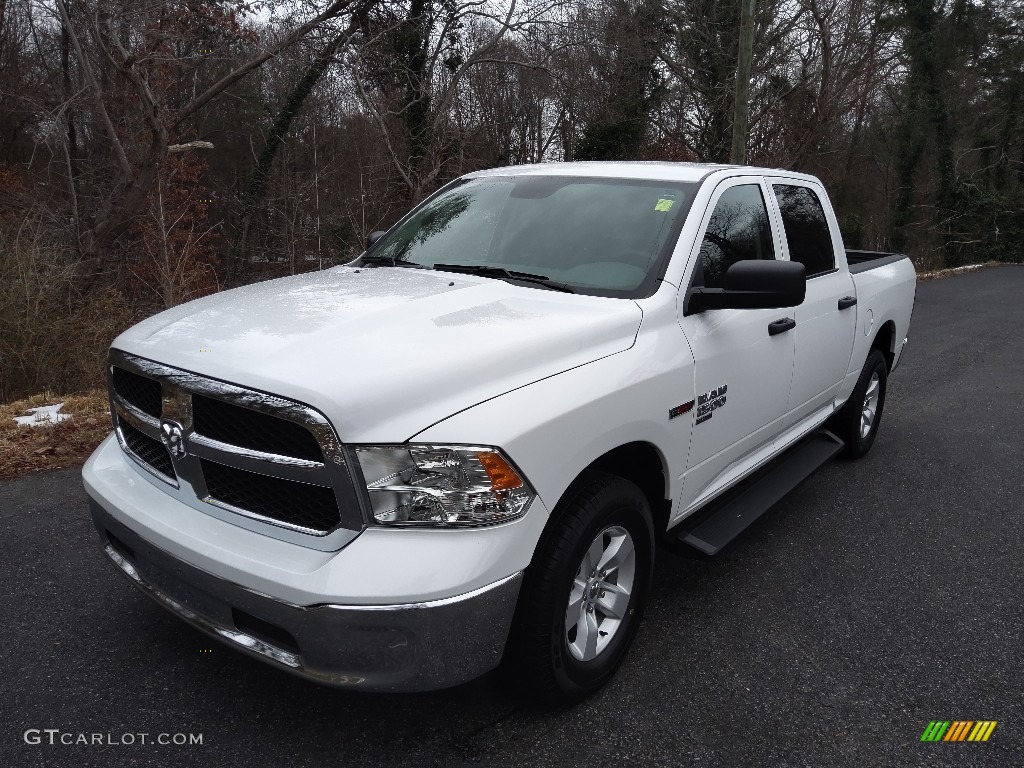 2019 1500 Classic Tradesman Crew Cab 4x4 - Bright White / Black/Diesel Gray photo #2