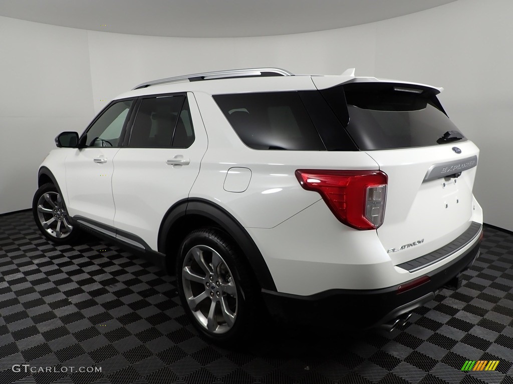 2020 Explorer Platinum 4WD - Star White Metallic Tri-Coat / Ebony photo #14