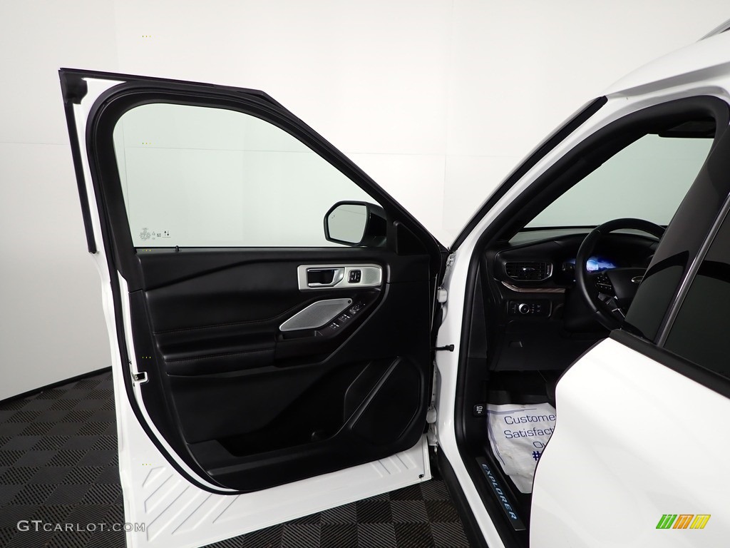 2020 Explorer Platinum 4WD - Star White Metallic Tri-Coat / Ebony photo #19
